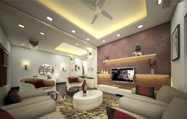 living room interior designs in kerala