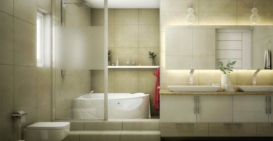 luxury bathroom interiors in kerala