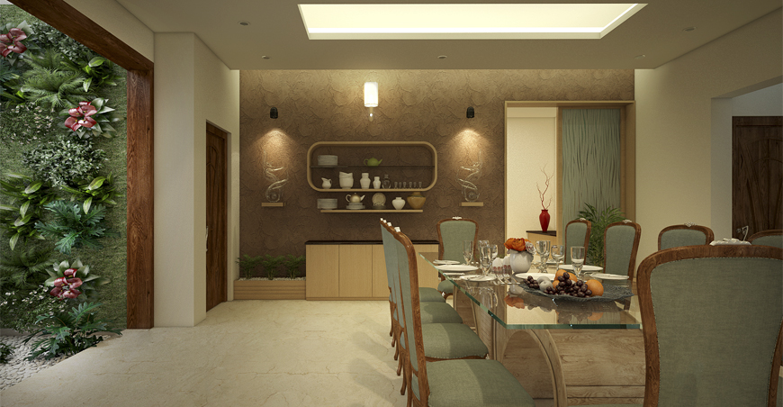 trending dinning room designs in kerala