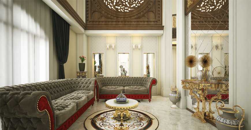living room interiors in kerala