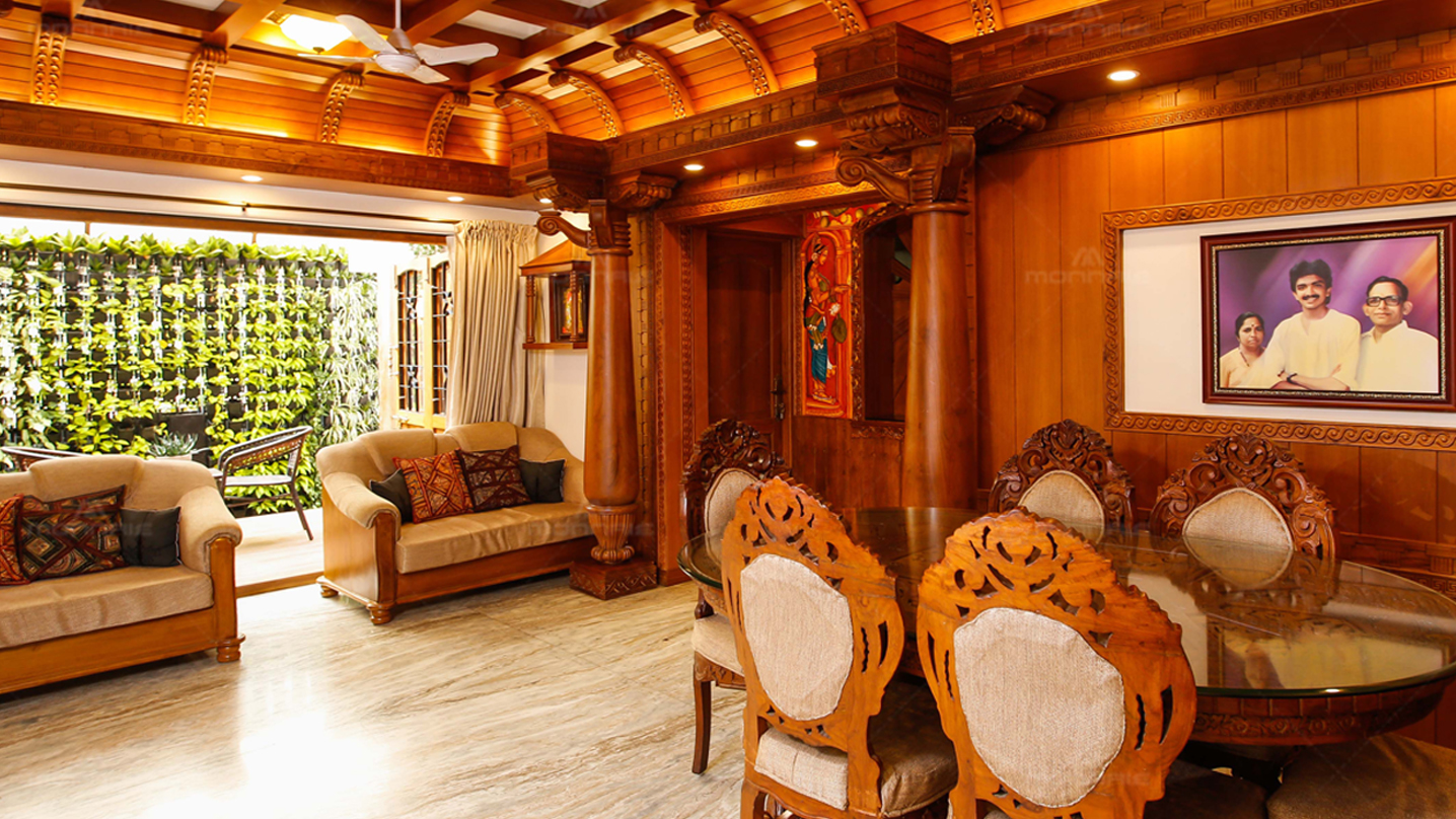 Traditional Living Room Design Ideas, Best Architects & Interior Designers, Kochi, Kerala