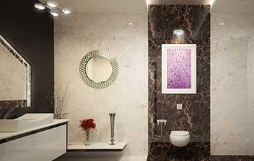 Simple Bathroom Décor & Mirror Ideas - Famous Interior Designers Cochin