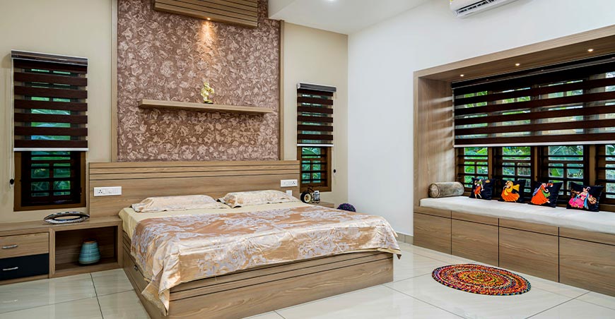  Interior  Designers in Ernakulam Thrissur Bedroom 