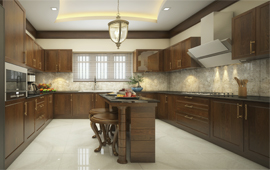 Modular Kitchen Interior Designs Kerala Style Photo