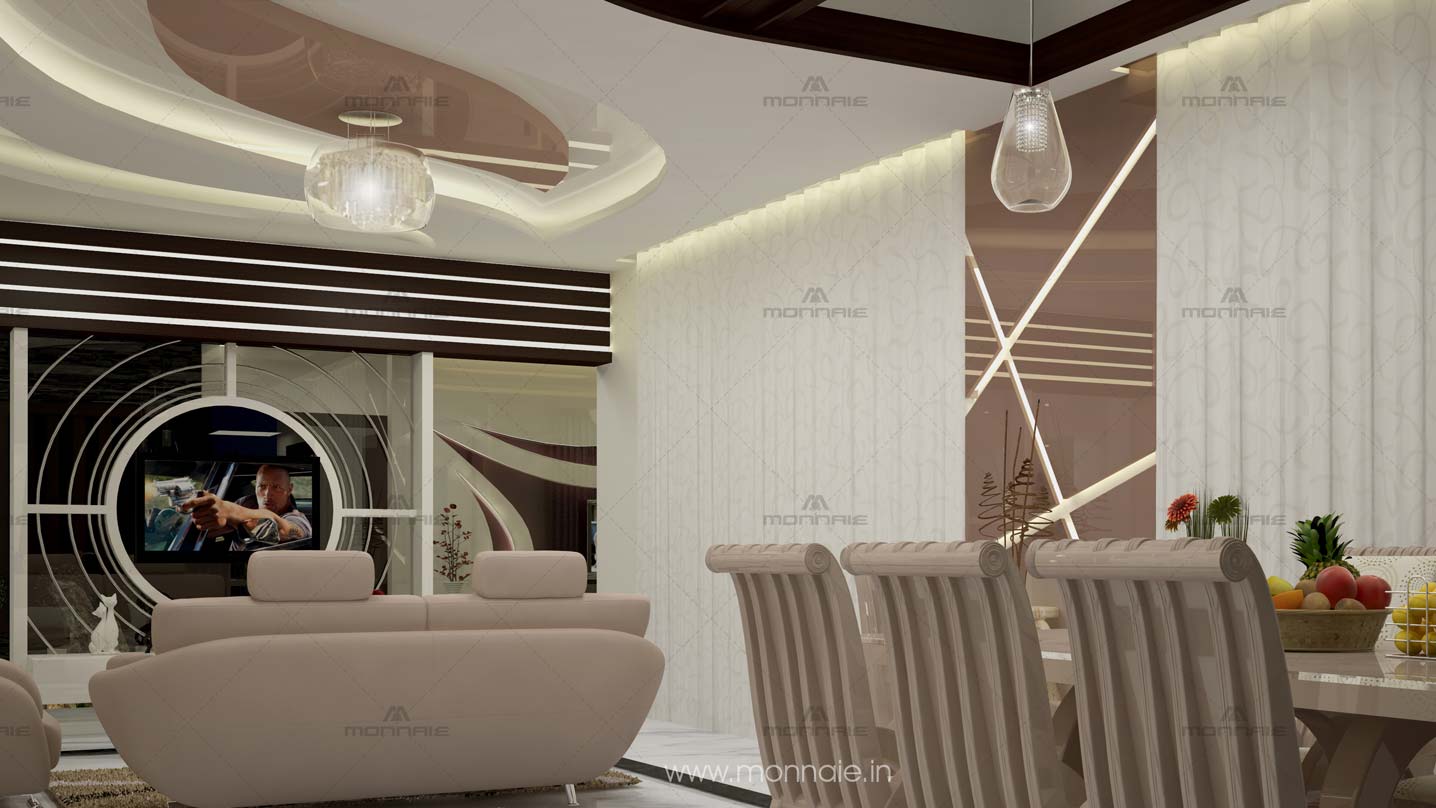 Top 3D Pictures For Home Interior Designing - Monnaie Interiors Kochi, Kerala